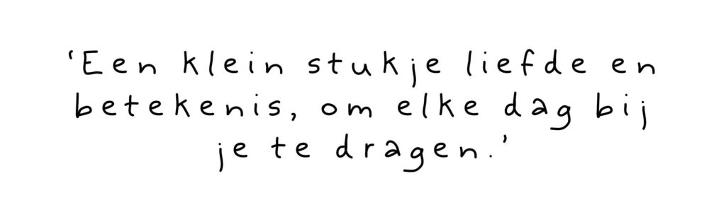 Sieraden met een betekenis - Thuis op 41 - A Beautiful Story - Quote