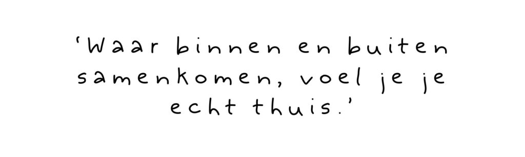 Een nieuw thuis - Thuis op 41 - Buitenleven - quote